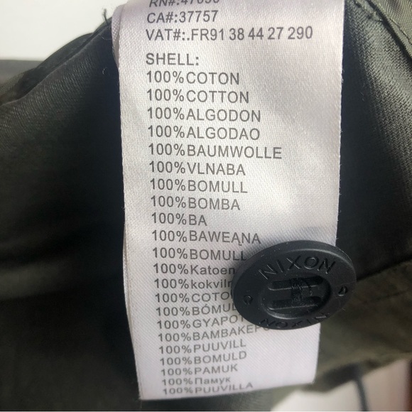 Nixon Green Utility Cargo Jacket Small - Picture 12 of 13